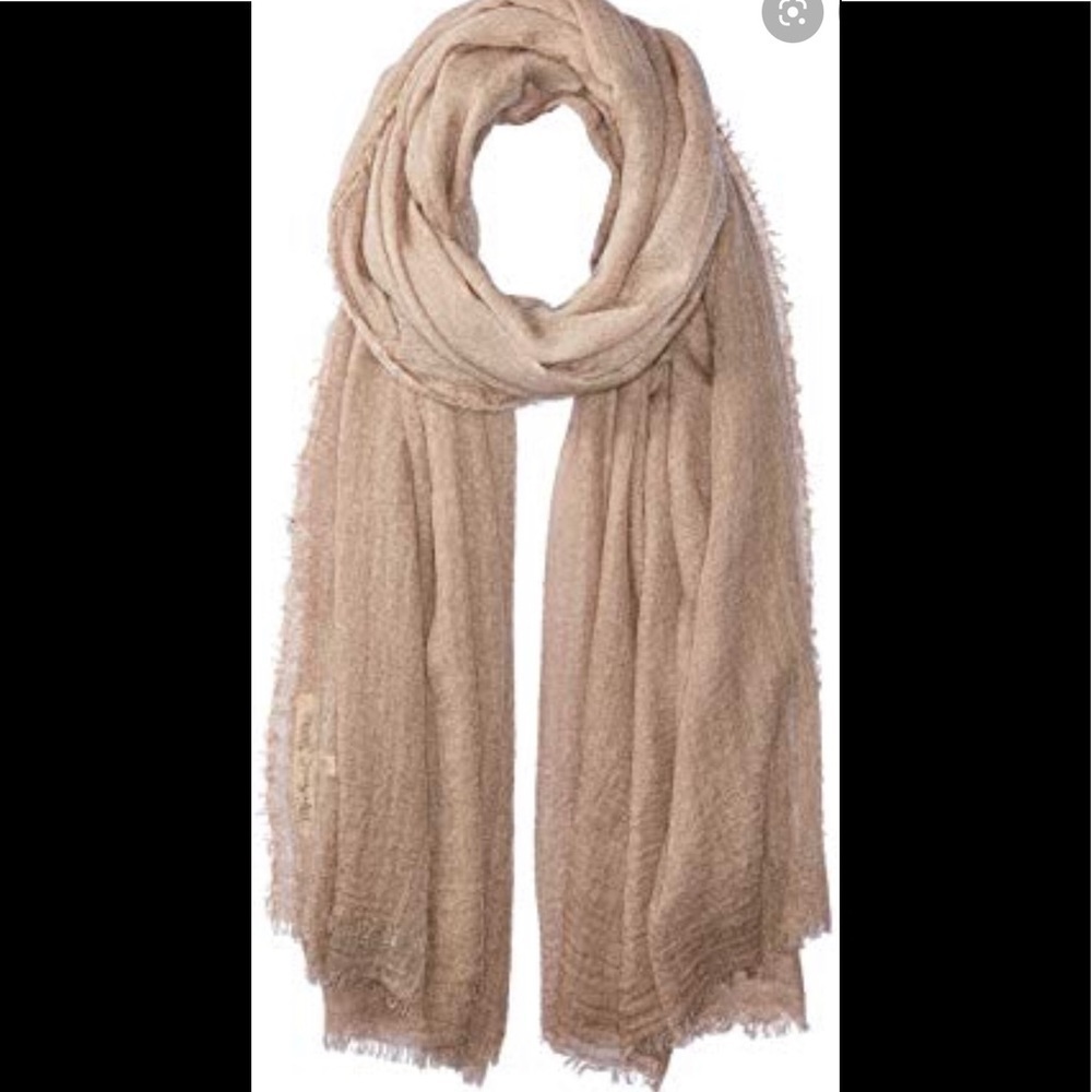 Michael Stars Crinkle Ombré Scarf Rose​​​​​​​​​
